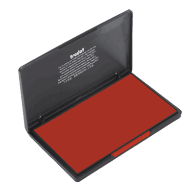 stempelinkt voor papier en karton rood